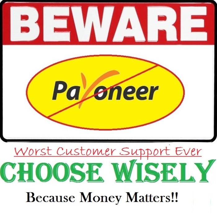 Beware of Payoneer Customer Support Scam